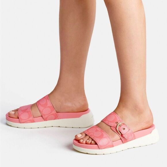 NWT Coach Gwen Signature Sandal‎ size US5B - Picture 8 of 9